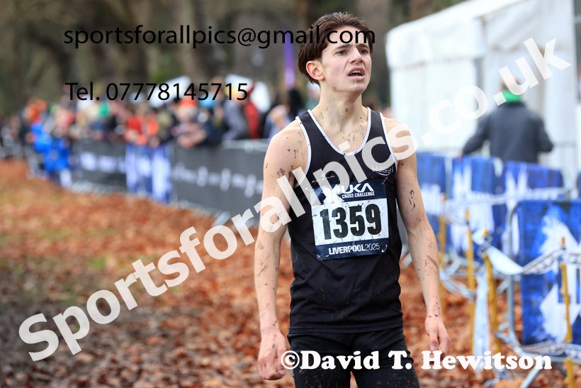 Mens Under-17s and Under-20s 2025 Liverpool Cross Challenge, Sefton Park, Saturday, November 22th. Photo: David T. Hewitson/Sports for All Pics